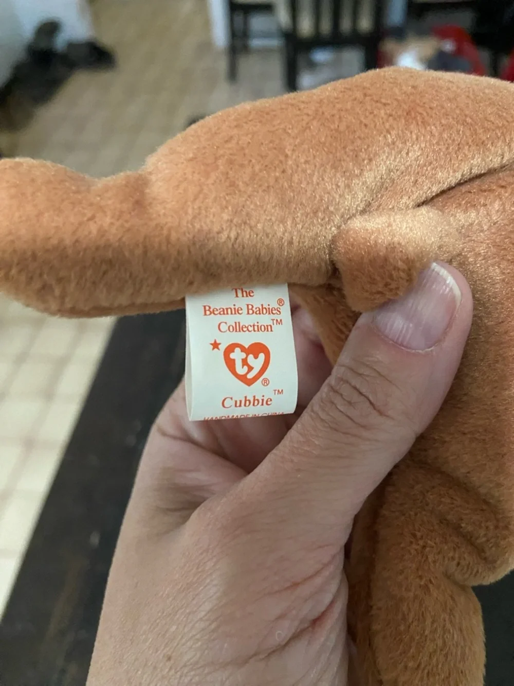 Ty Beanie Baby Cubbie - Brown